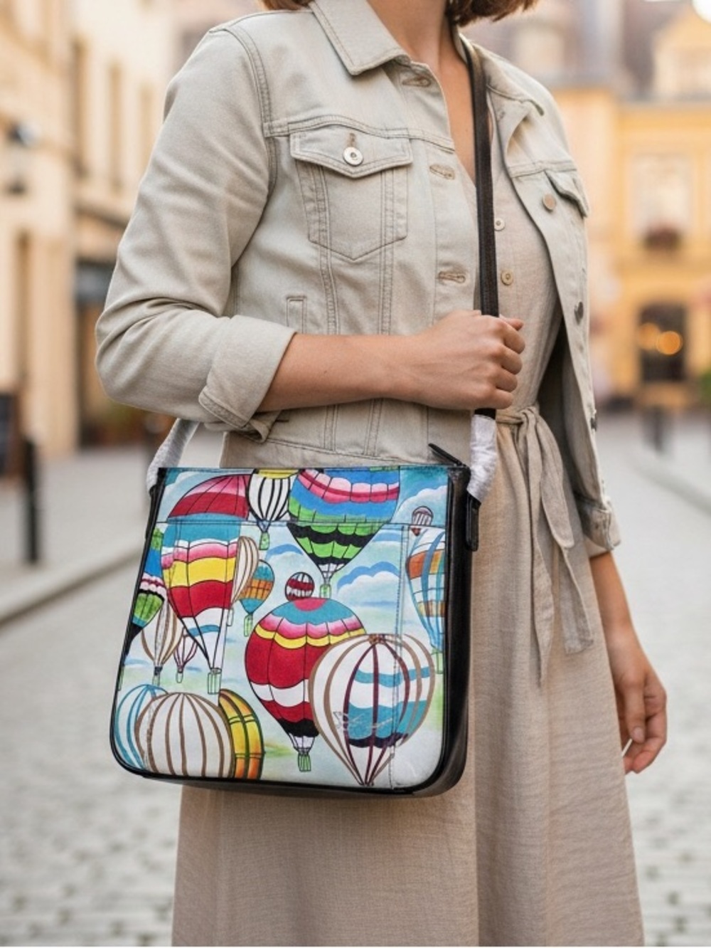 NWT Vintage Limited Edition Sharif Artistic Expressions Crossbody Bag